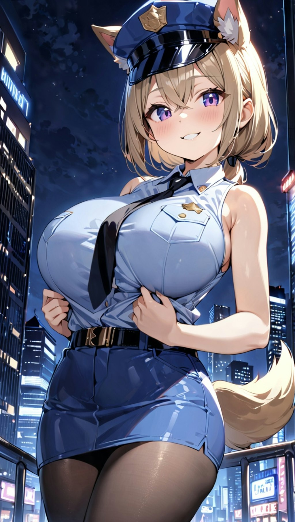 犬のお巡りさん　巨乳