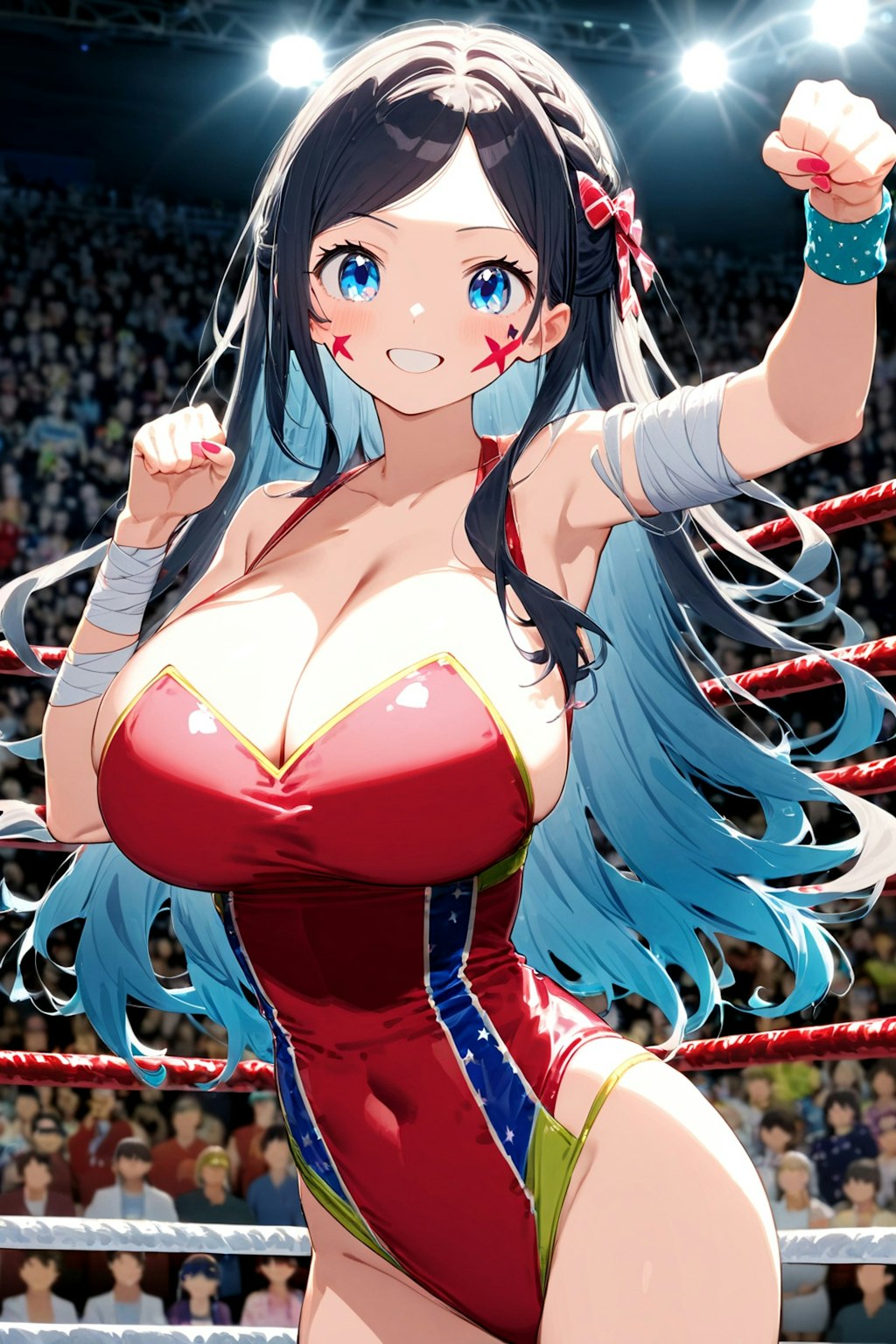 美巨乳美少女アイドルプロレスラー