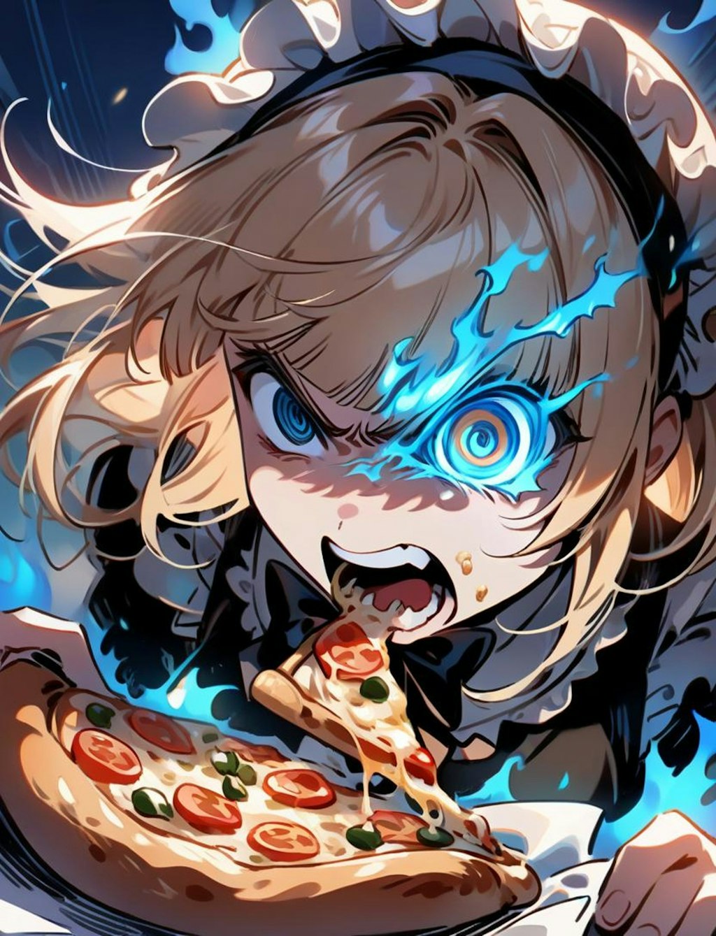 🍕🔥世界一のおピッツァーを目指してエゴに目覚めちゃう系メイドちゃん🔥🍕