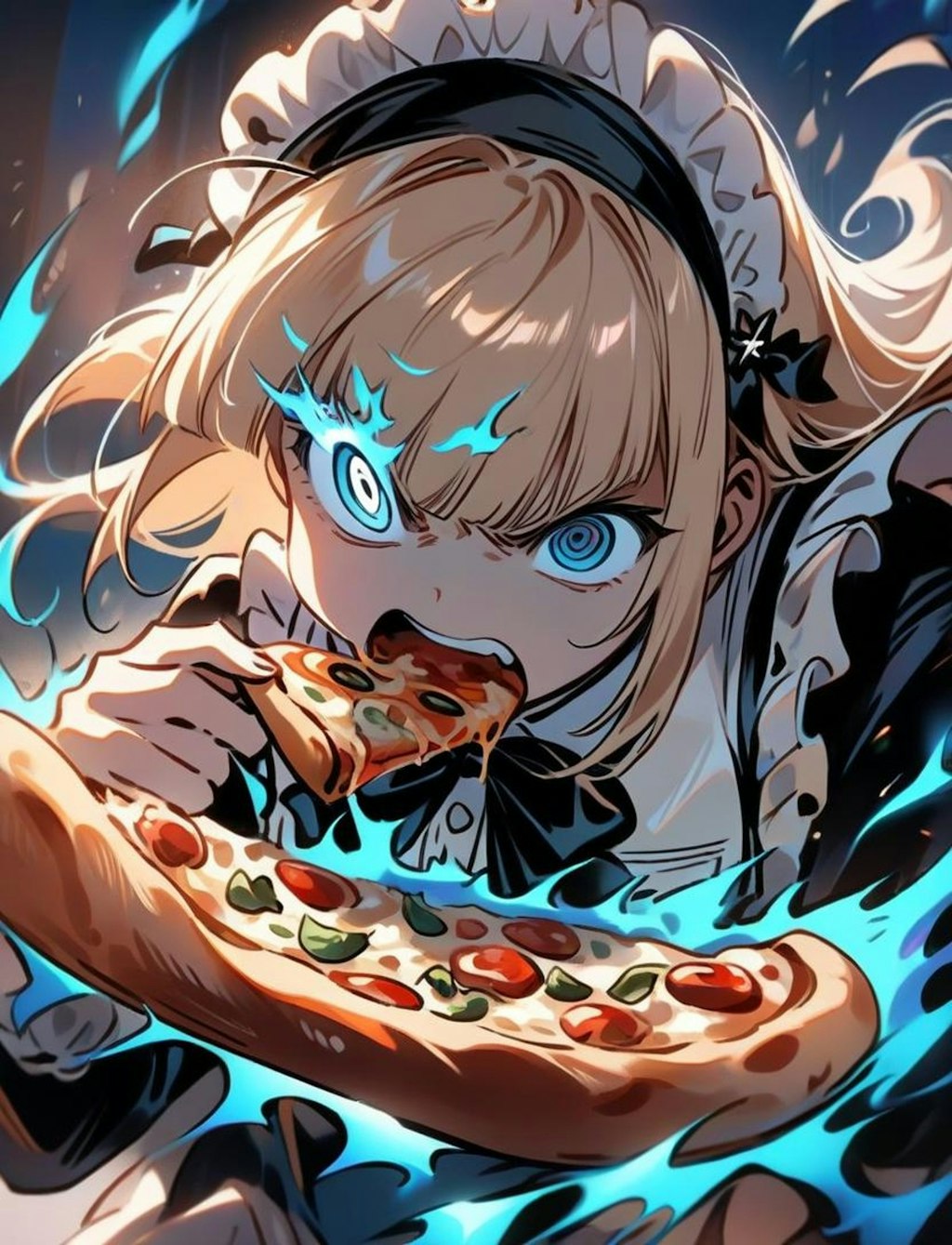 🍕🔥世界一のおピッツァーを目指してエゴに目覚めちゃう系メイドちゃん🔥🍕