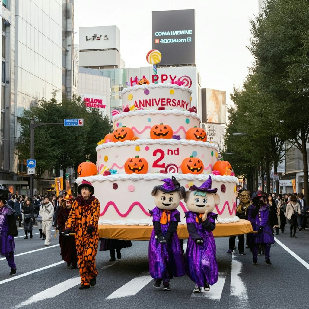 ハッピーハロウィン、ハッピー2周年！