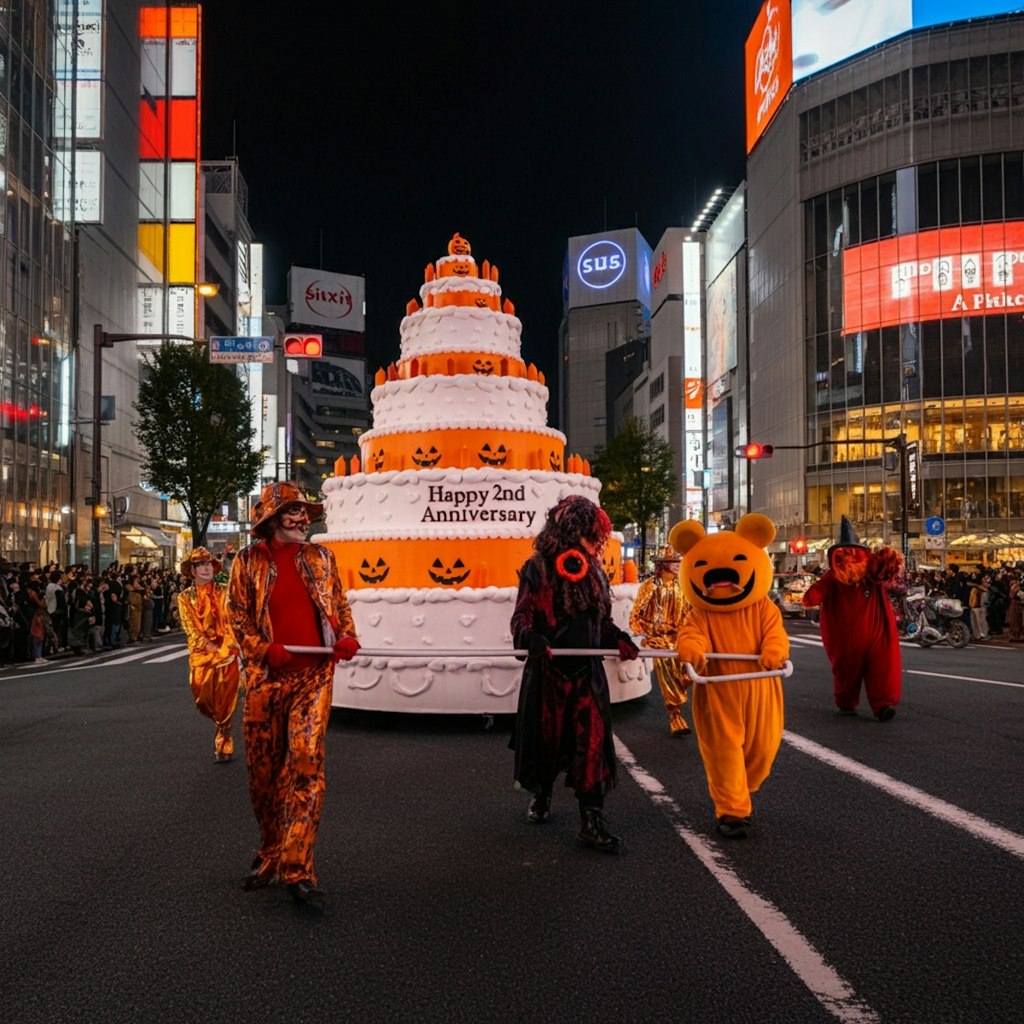 ハッピーハロウィン、ハッピー2周年！