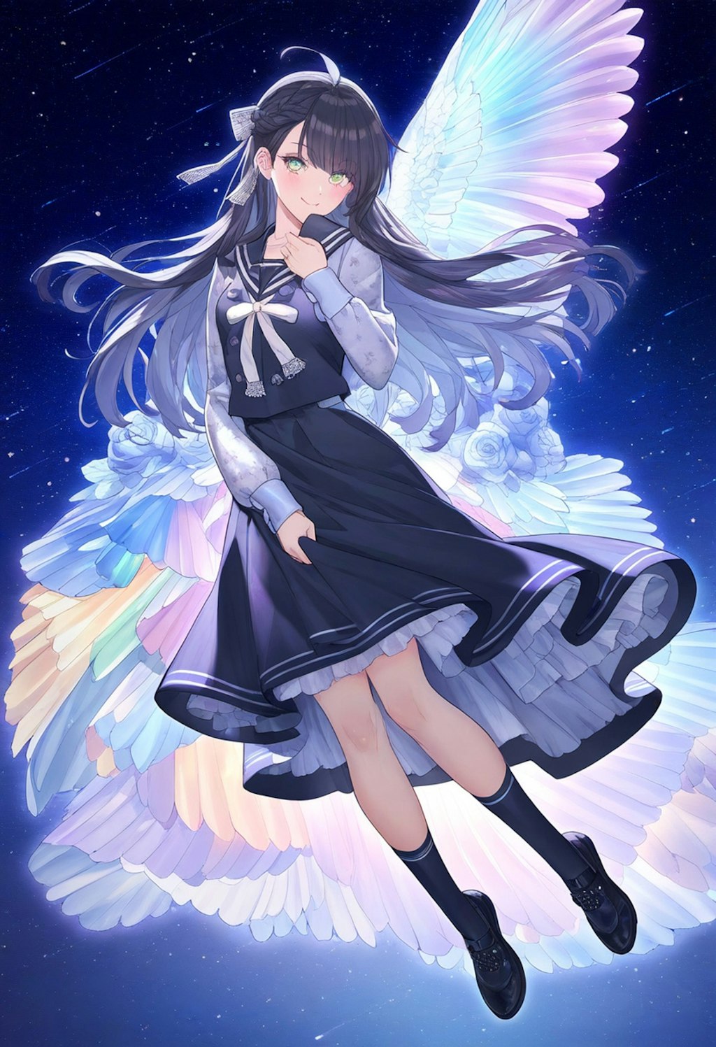 夜空の女の子