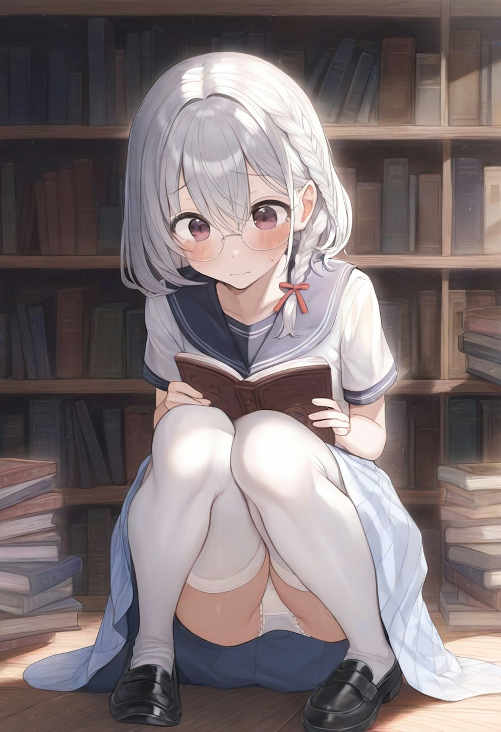 読書に夢中になっているようです＃１