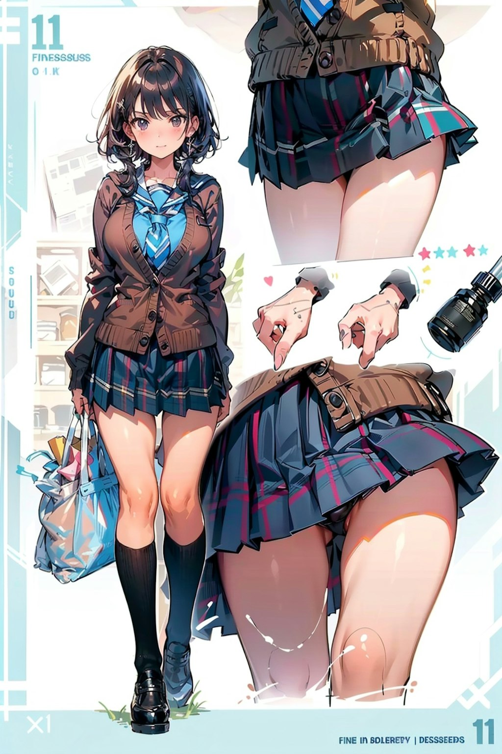 School Girl(Design Sheet)