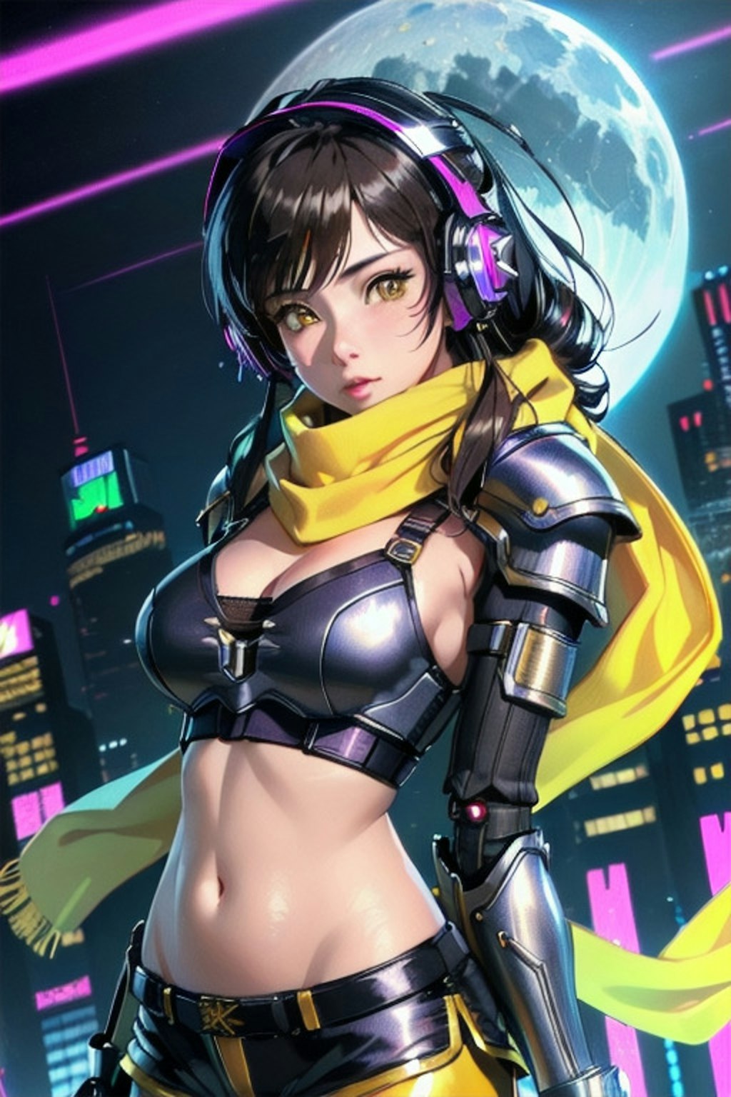 cyberpunk girls fighter 🥊#1