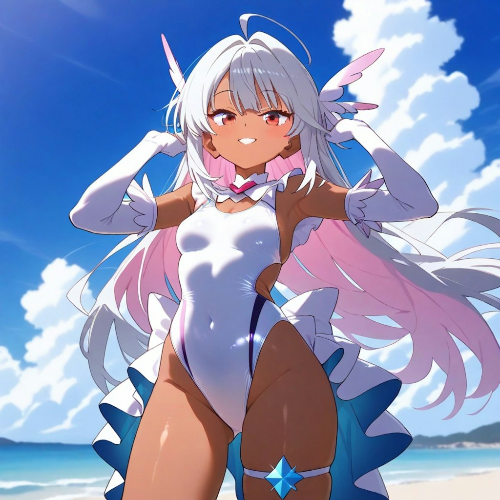 水着回の魔法少女
