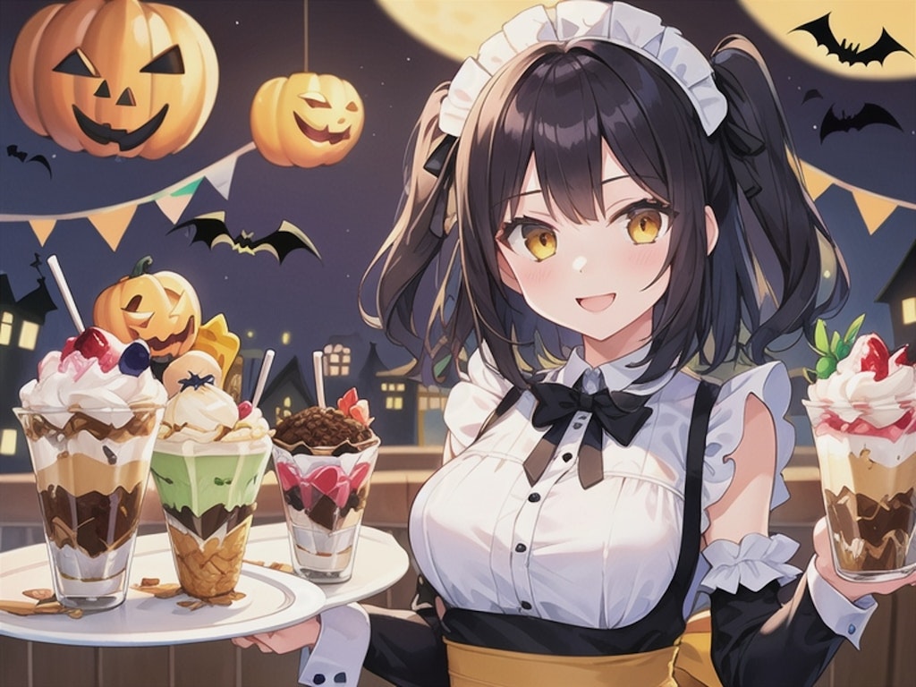 ハロウィンのスライマークレストラン