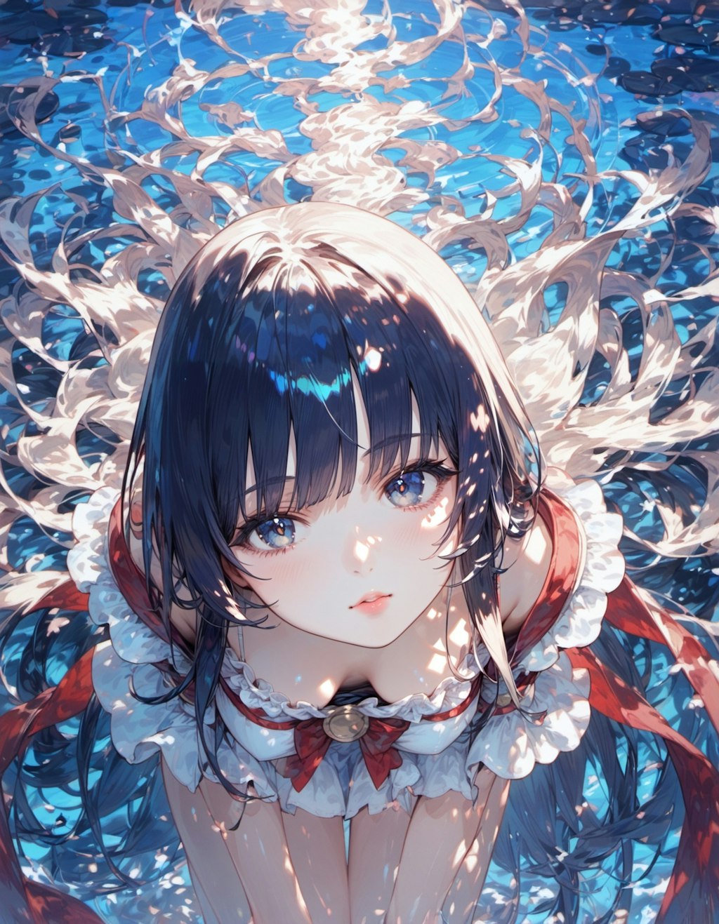 reflected