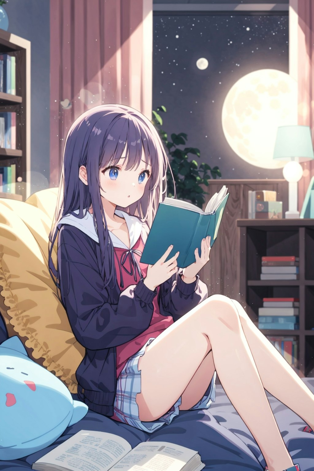 ちちぷい生成：読書