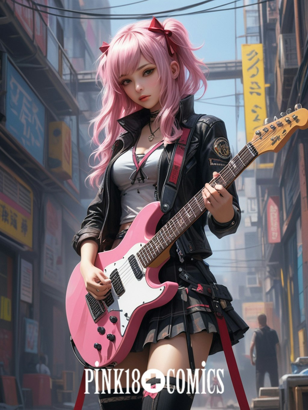 HiGHScHOOL+GUiTaRGiRL PiNK女子高生