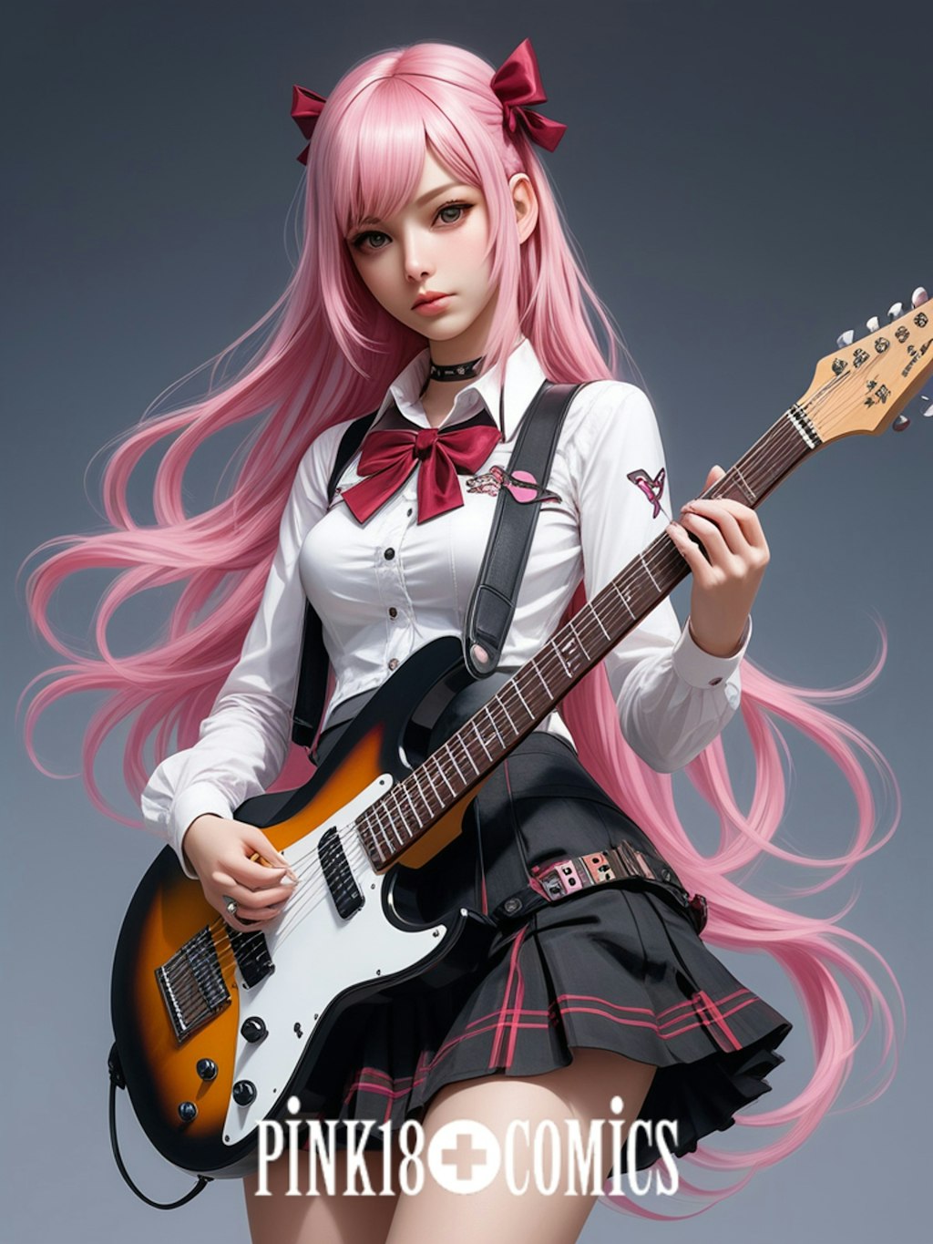 HiGHScHOOL+GUiTaRGiRL PiNK女子高生