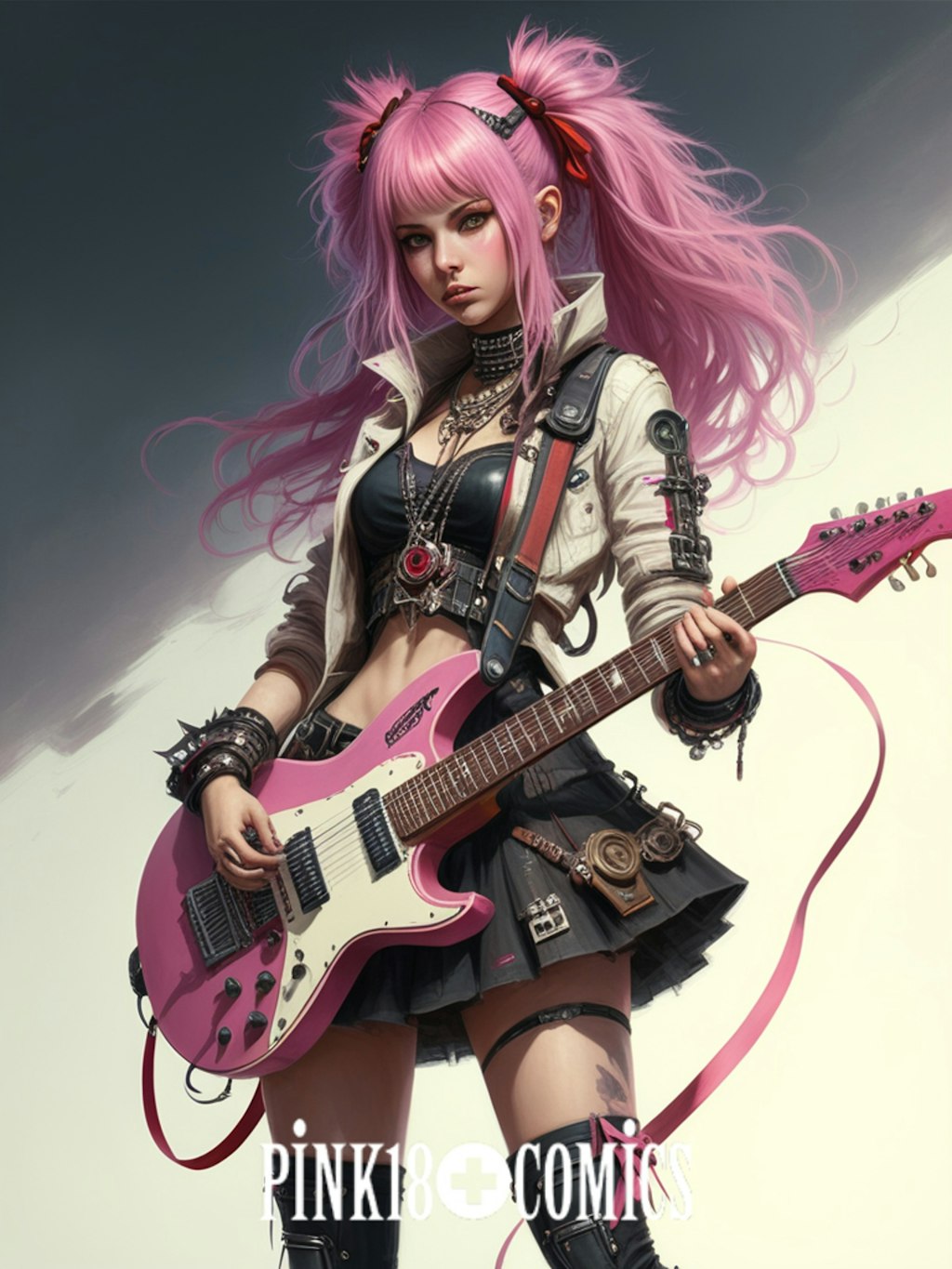 HiGHScHOOL+GUiTaRGiRL PiNK女子高生