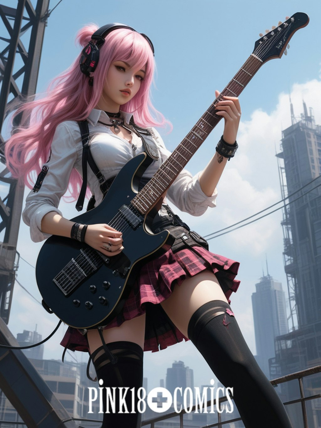 HiGHScHOOL+GUiTaRGiRL PiNK女子高生