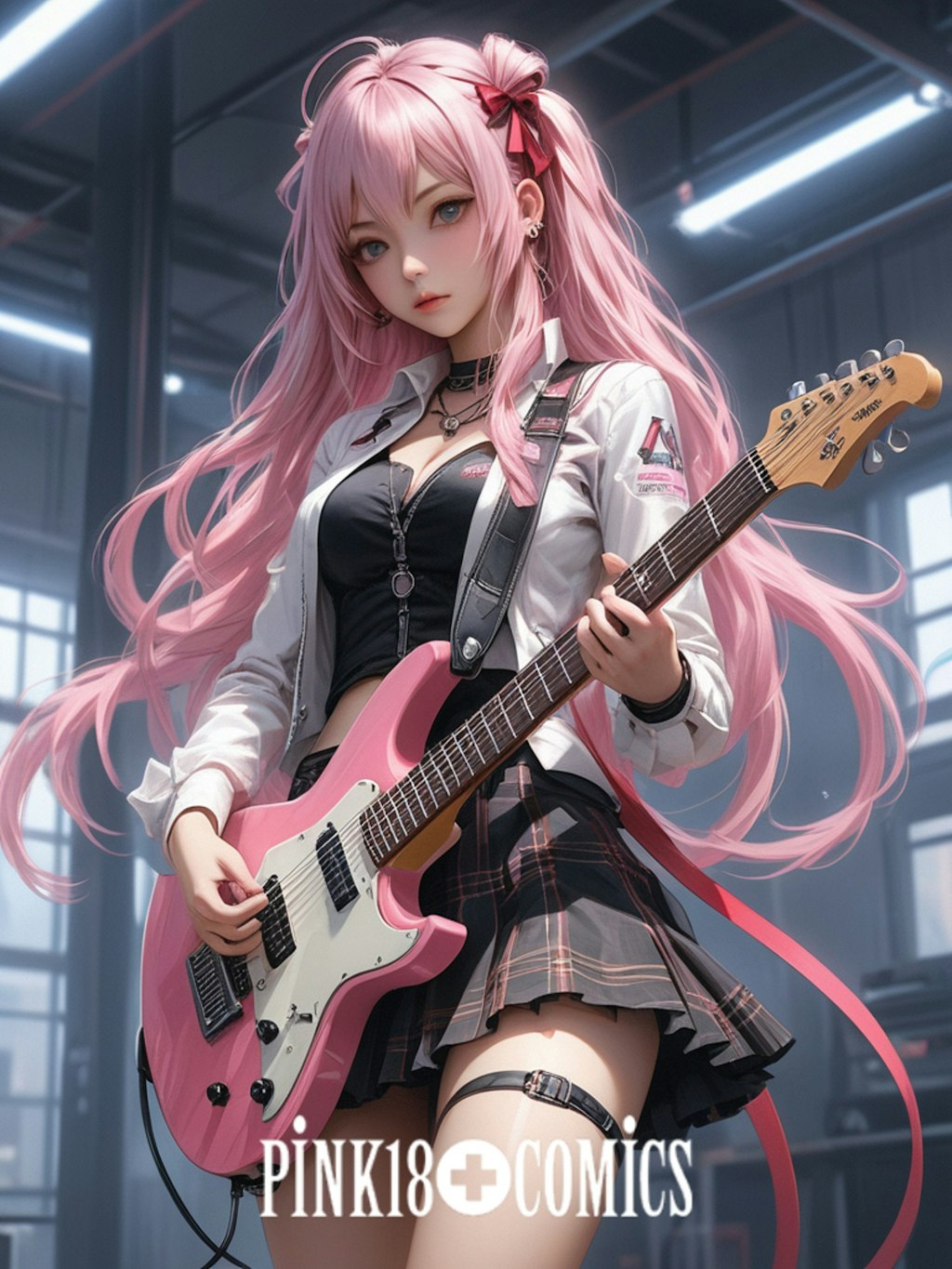 HiGHScHOOL+GUiTaRGiRL PiNK女子高生