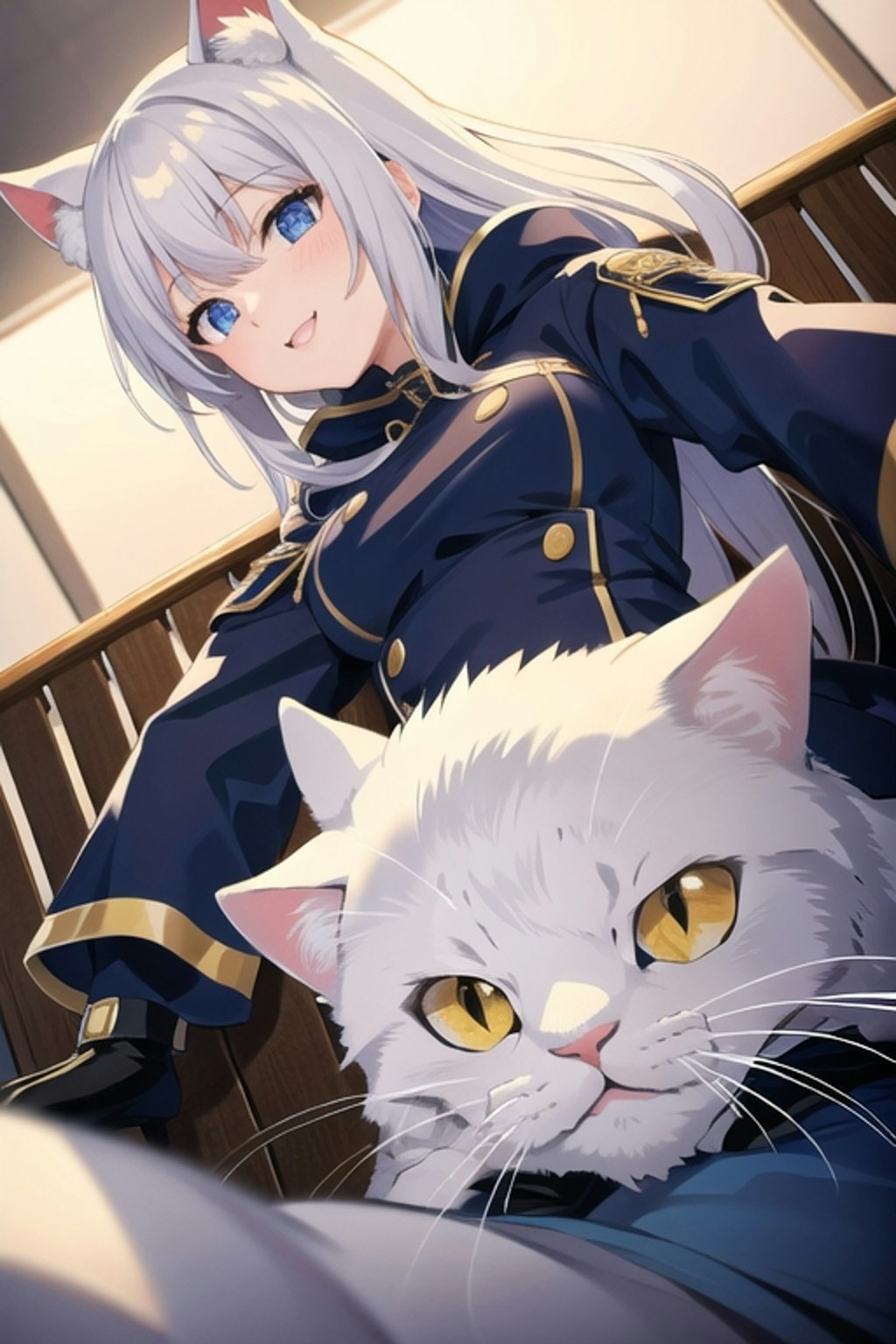 猫と女の子 9/11