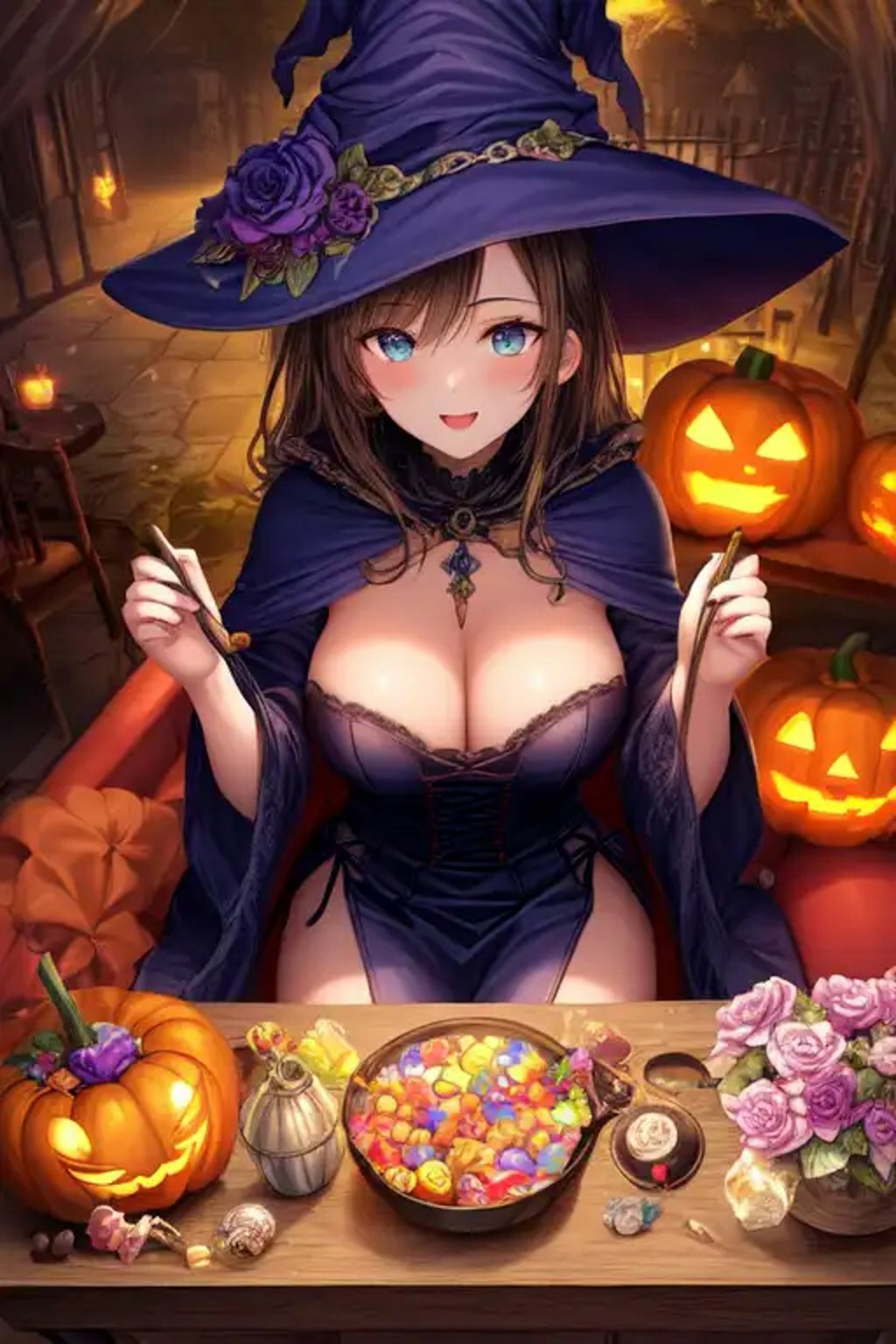 ハロウィンの魔女たち