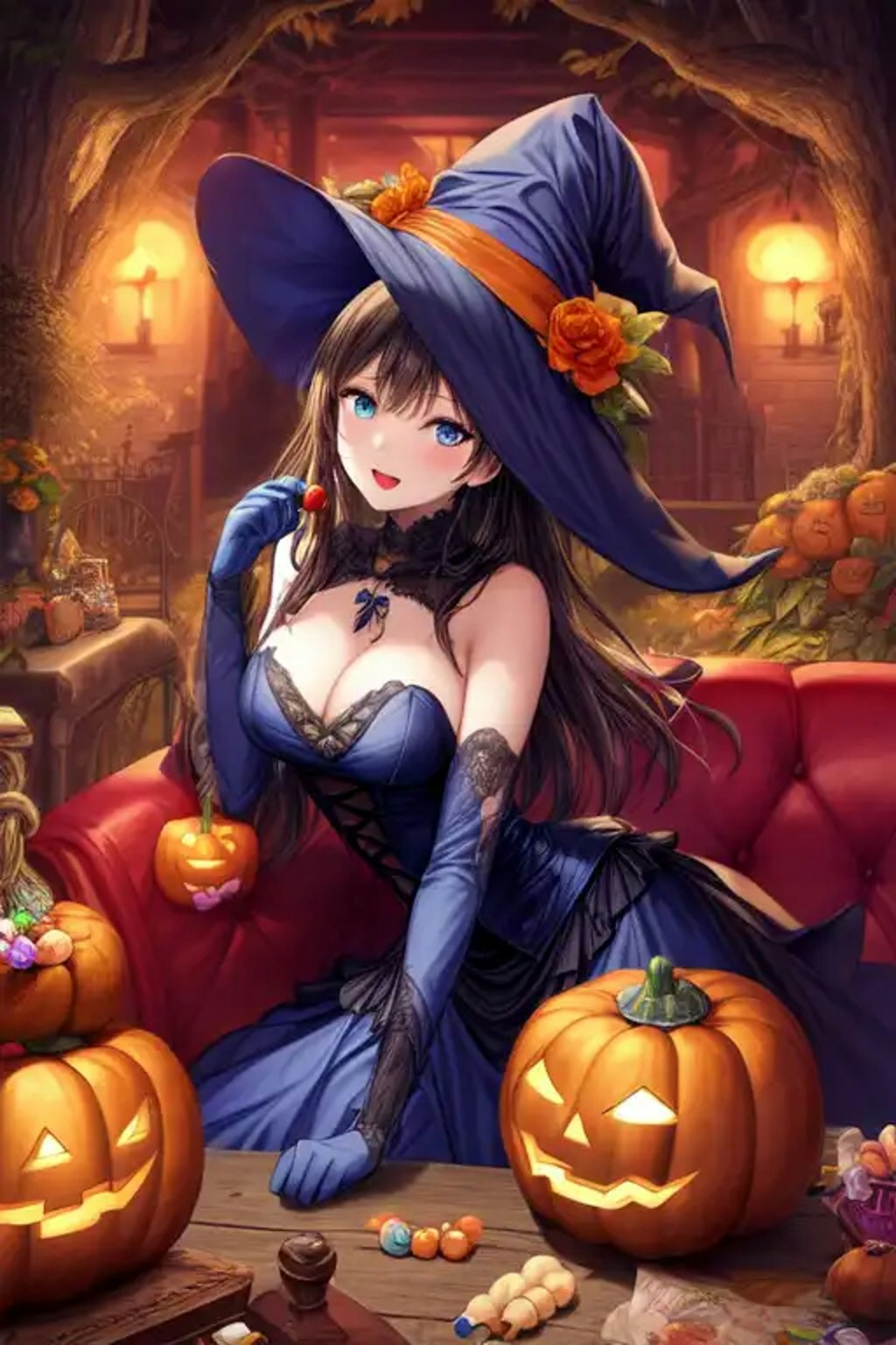 ハロウィンの魔女たち