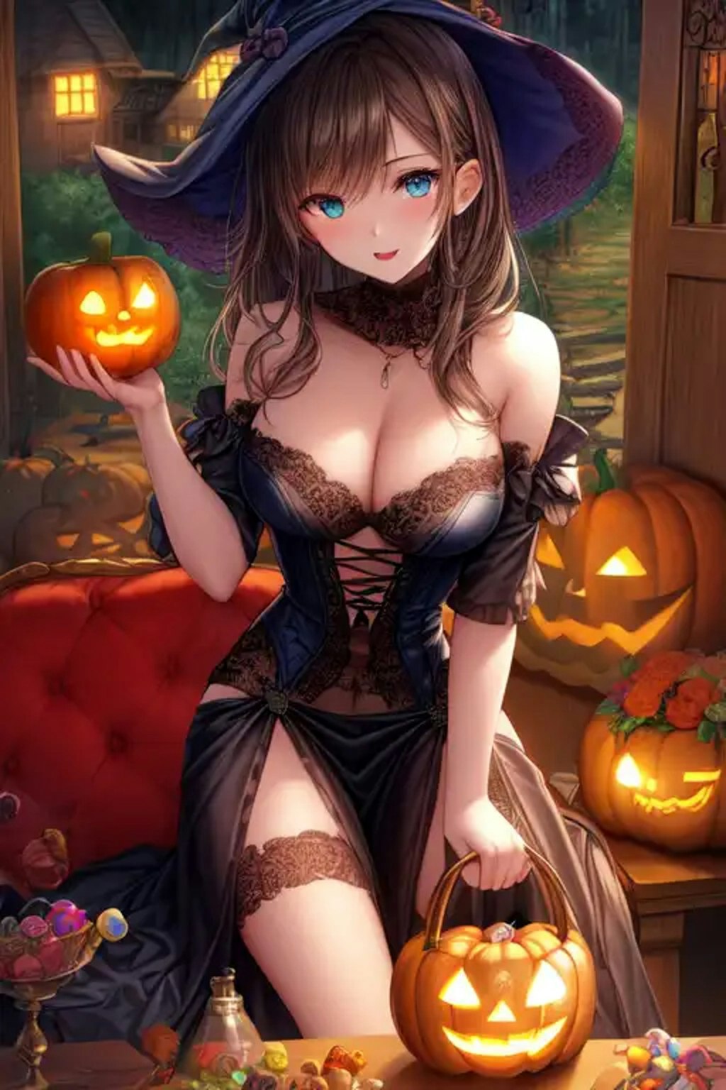 ハロウィンの魔女たち