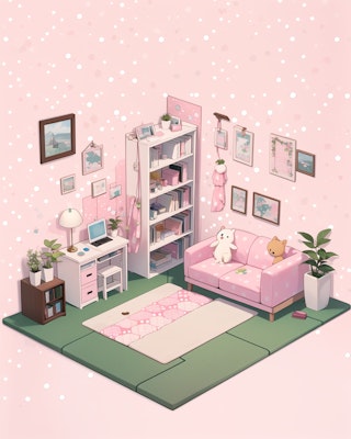 部屋呪文-pink