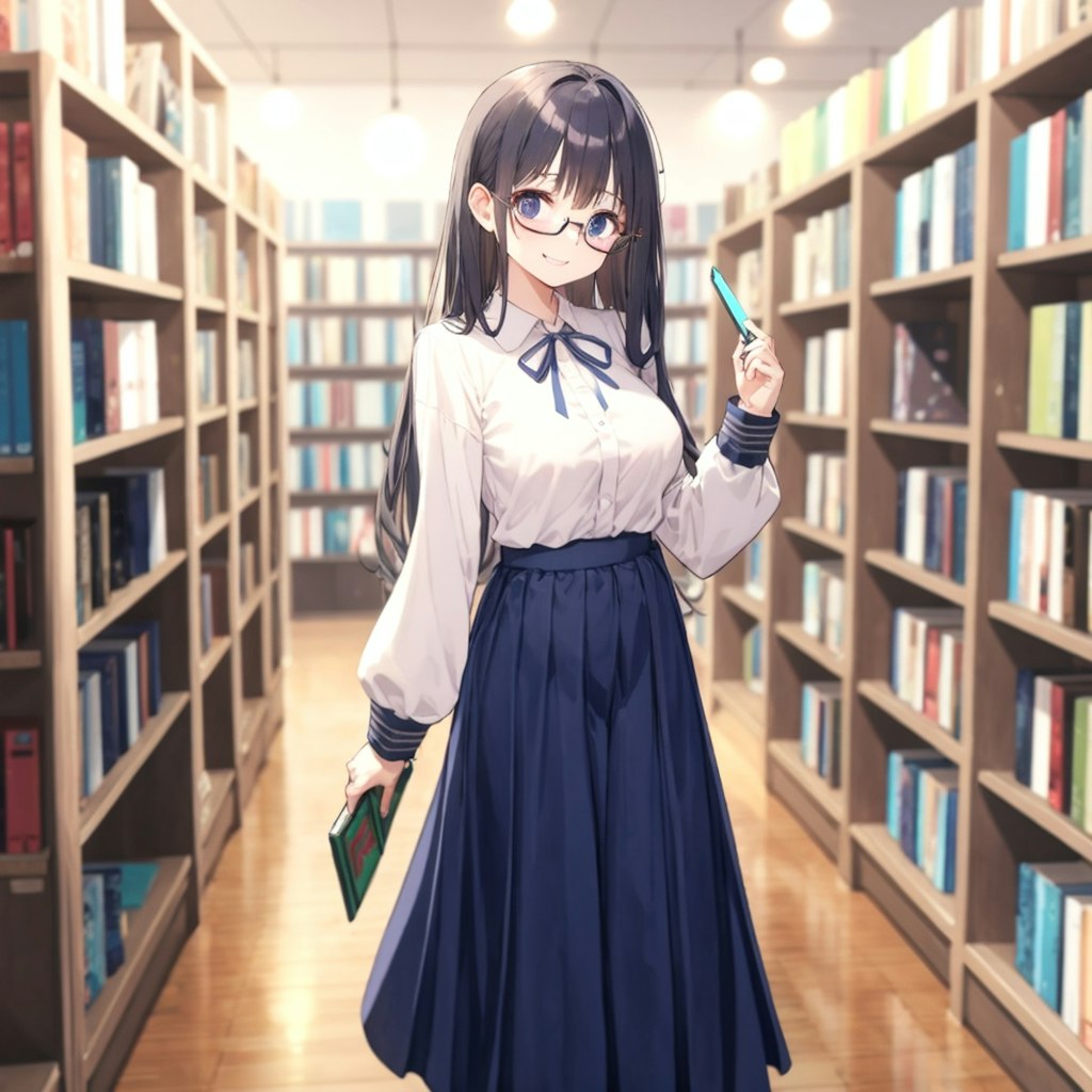 本屋の女の子