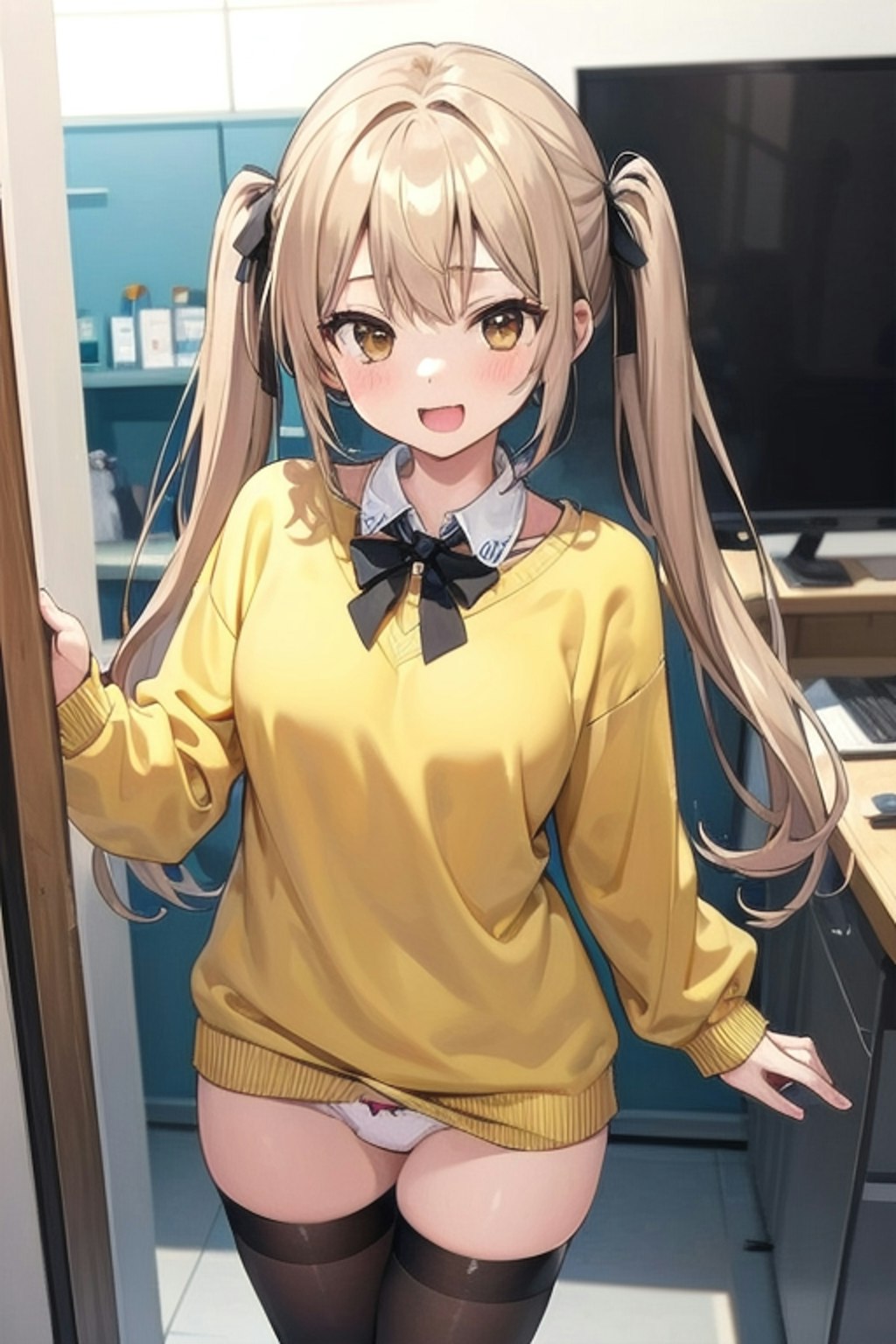 School twintails girl