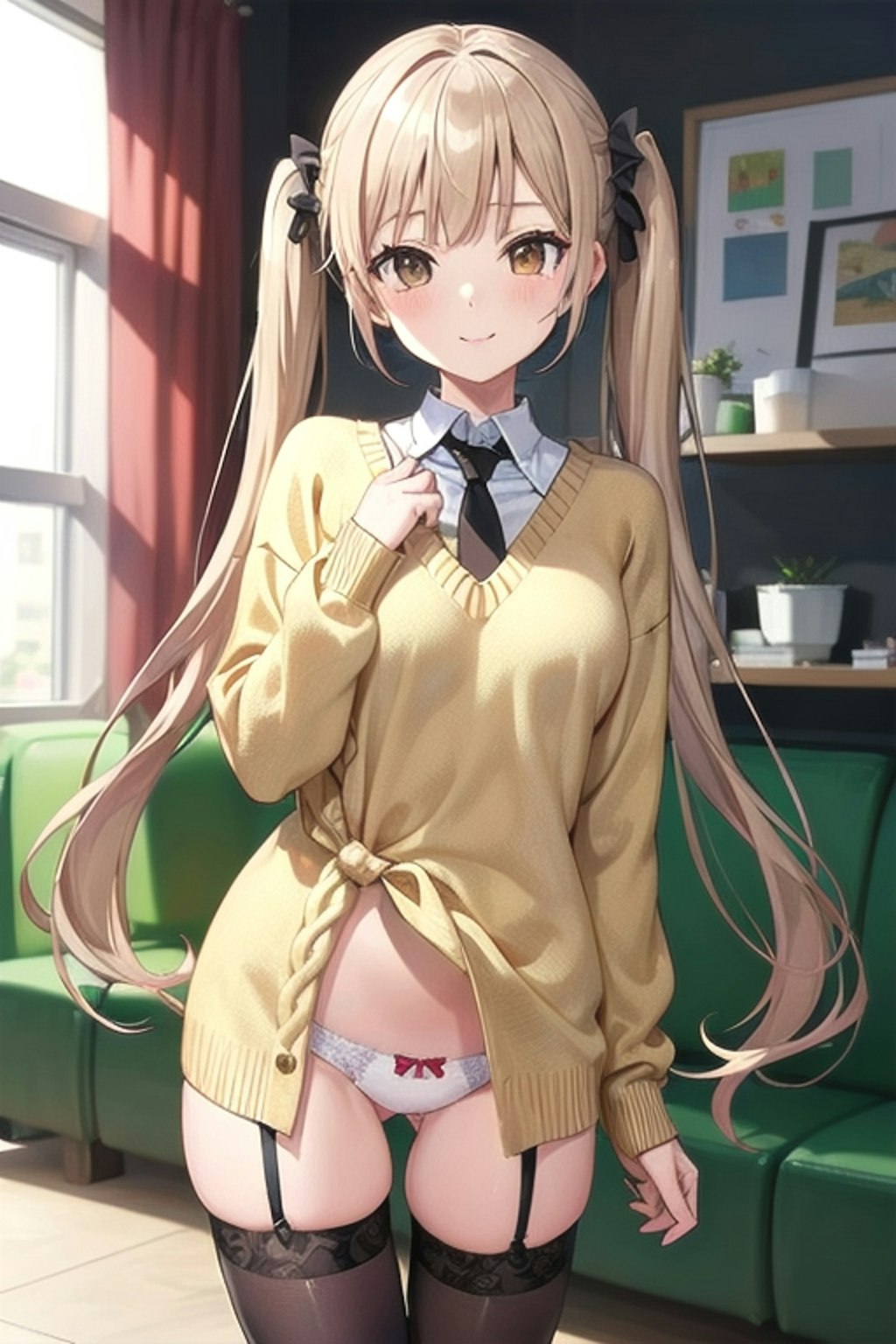 School twintails girl