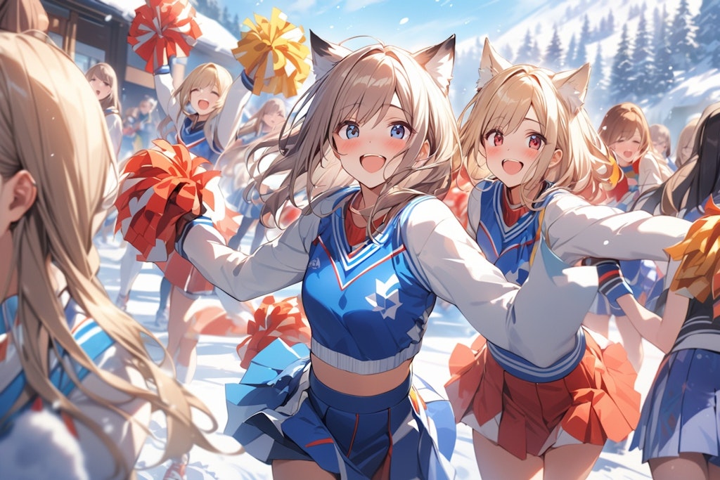 チアガール　ースキー場 Ver.01ー