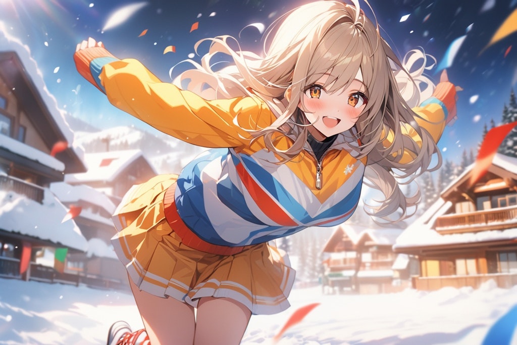 チアガール　ースキー場 Ver.01ー