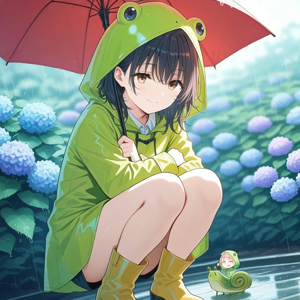 雨音に誘われて
