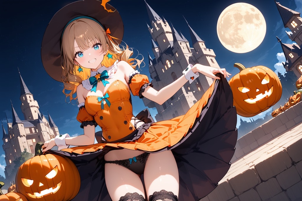 ハロウィンドレスでﾁﾗｯと