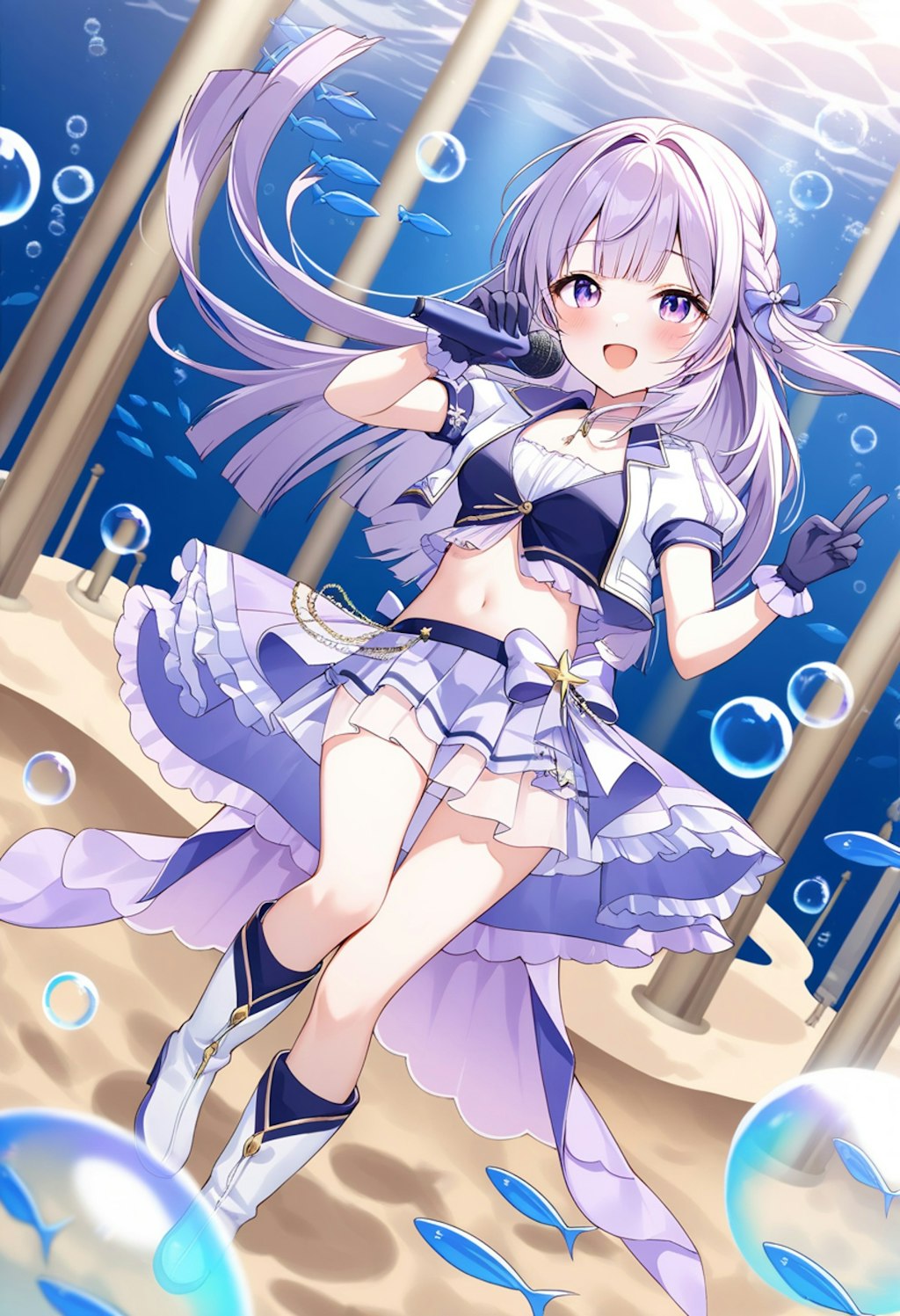 星莉奈(涼しいステージで熱く)[days AI]