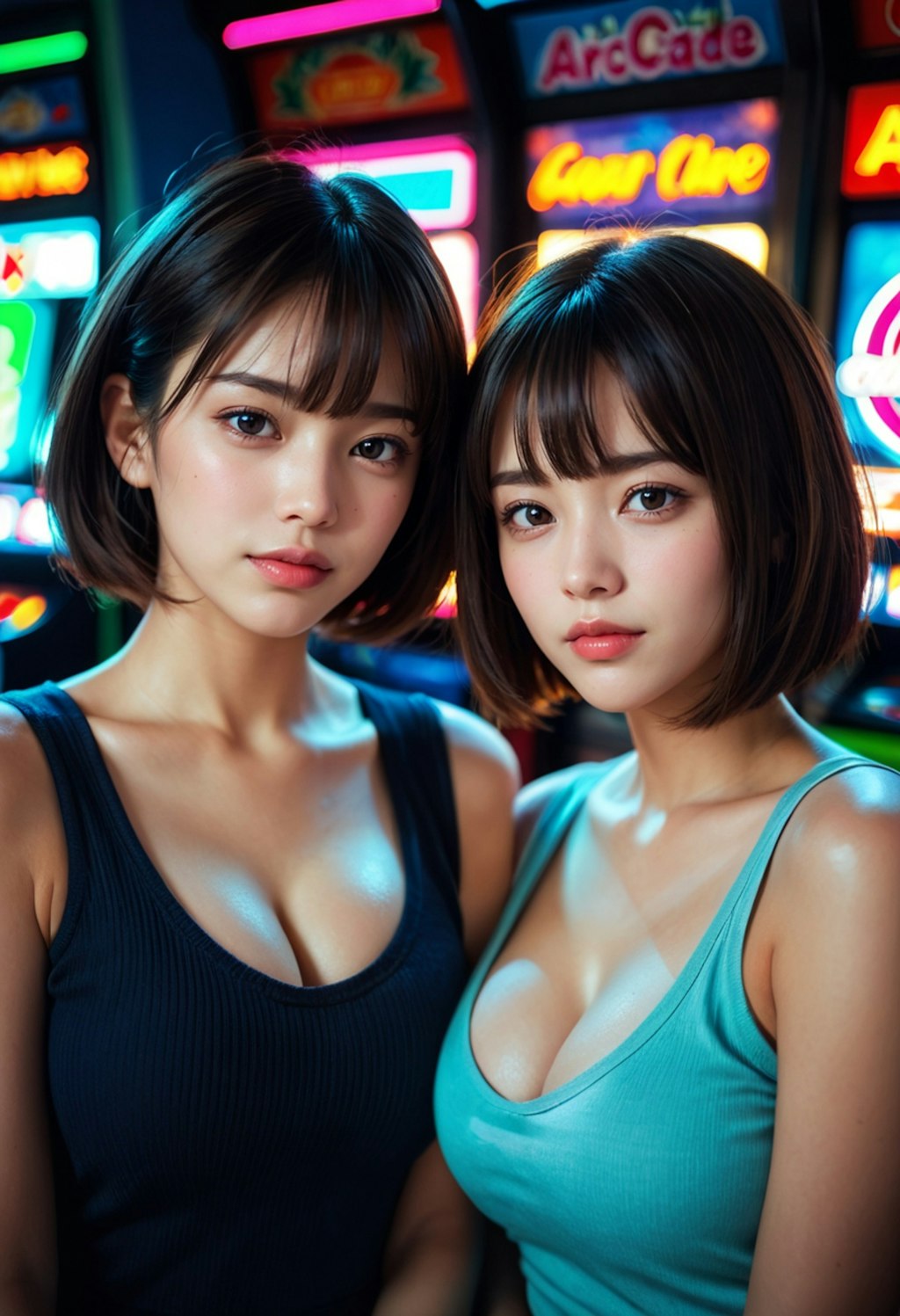 ゲーセンの彼女たち02