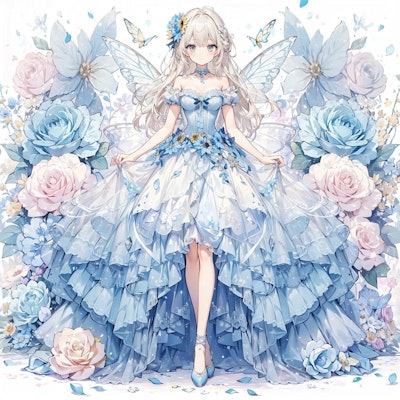 青薔薇の妖精