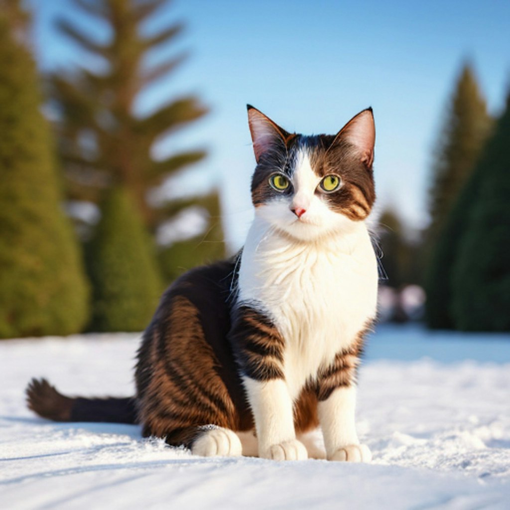 猫と雪