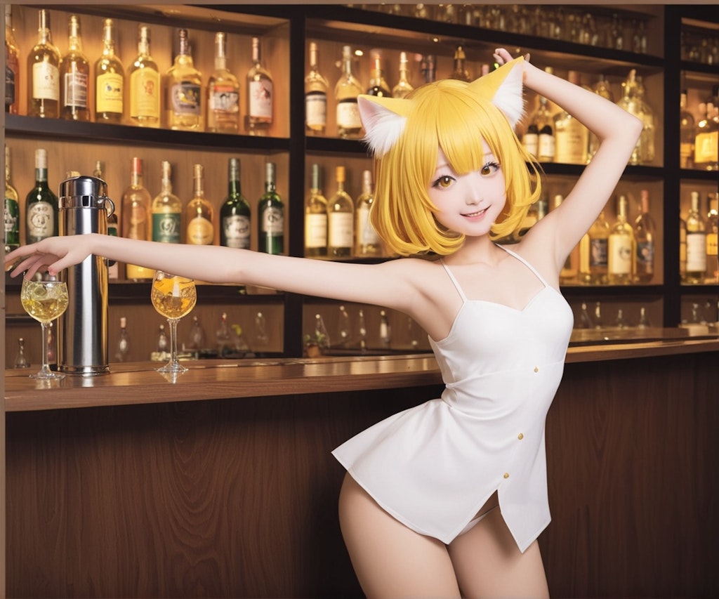 バーCatでダンシングユイちゃん