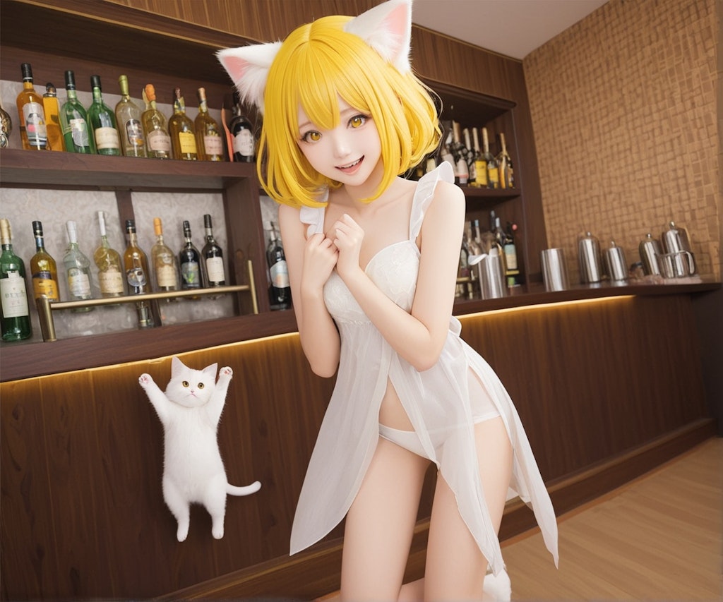 バーCatでダンシングユイちゃん