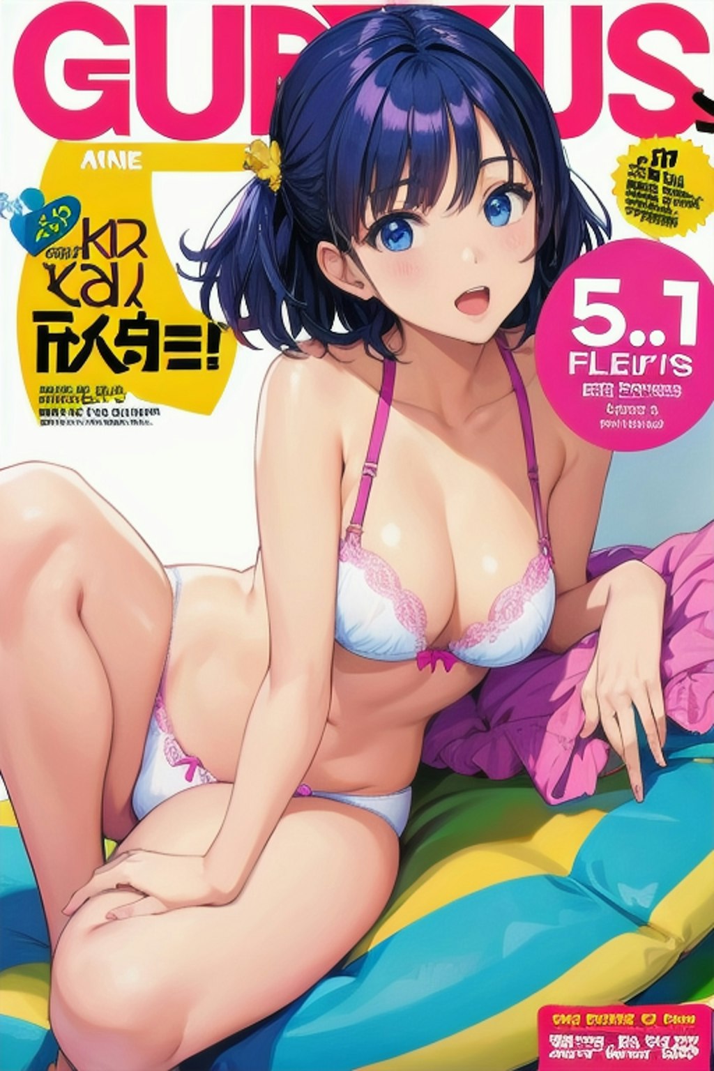 雑誌の表紙風