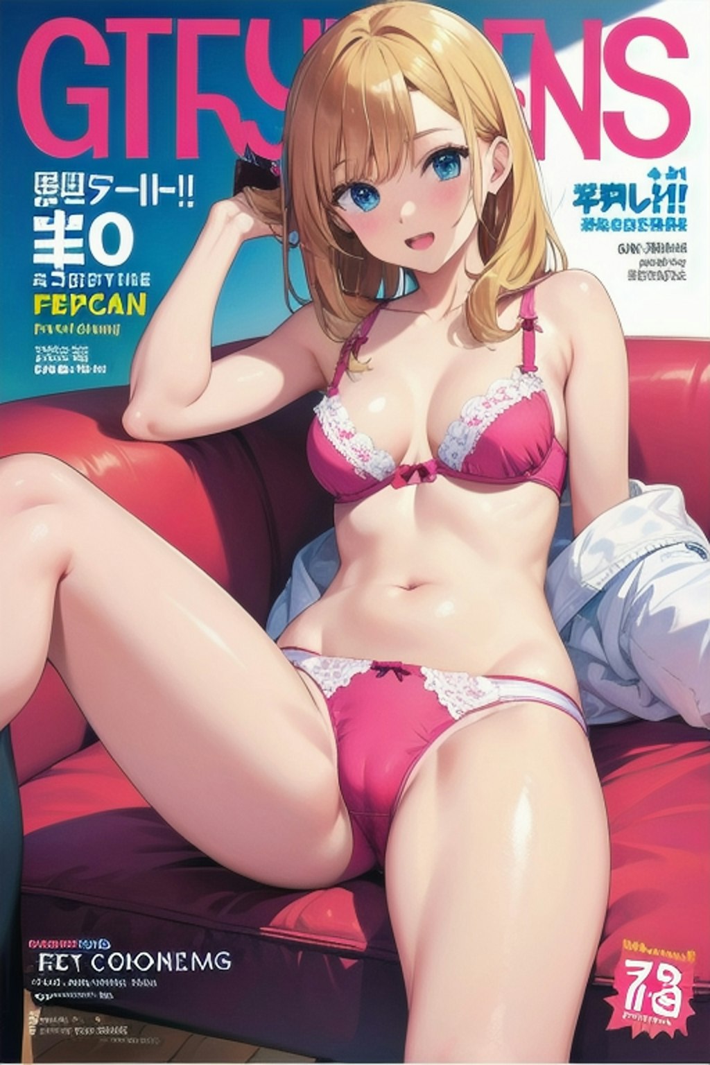 雑誌の表紙風