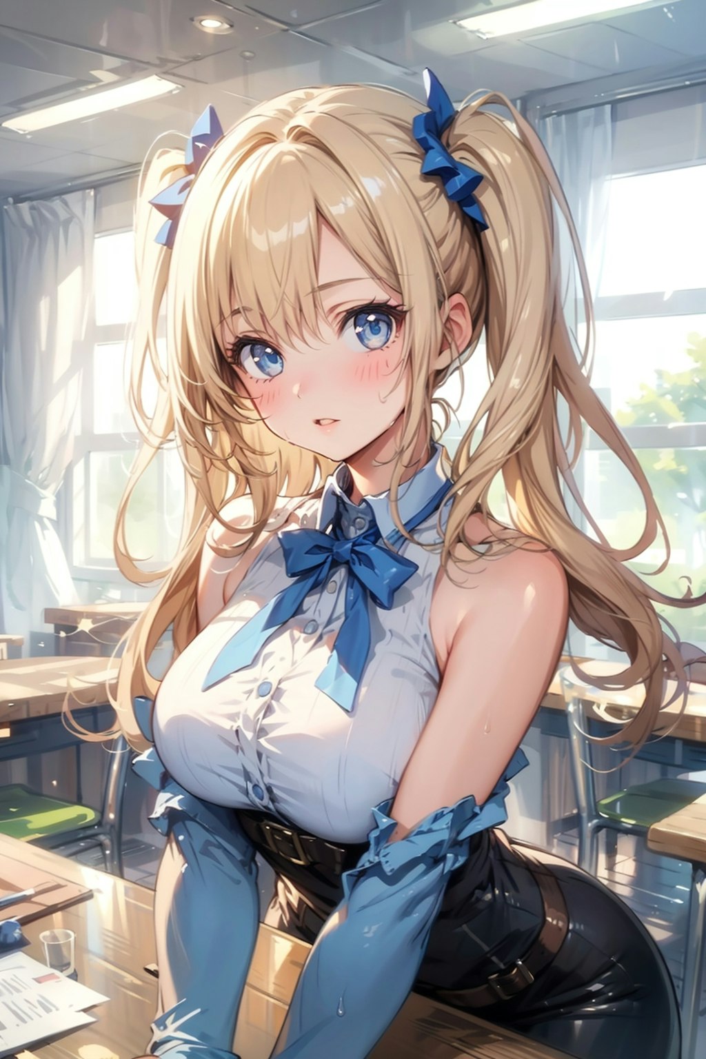 あ゛づい…