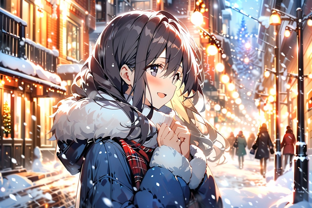 冬（雪の夜）