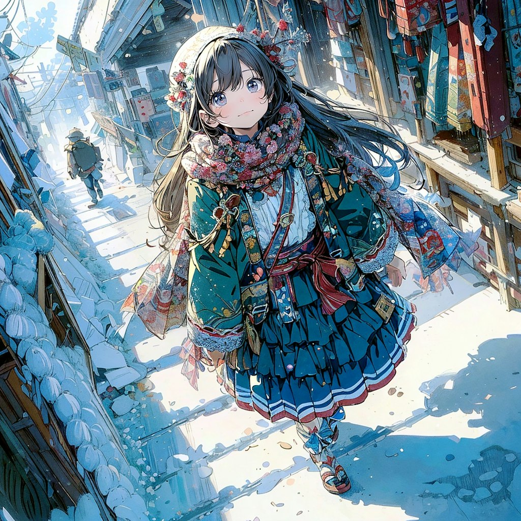 雪と少女17