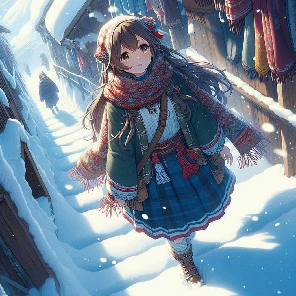 雪と少女17