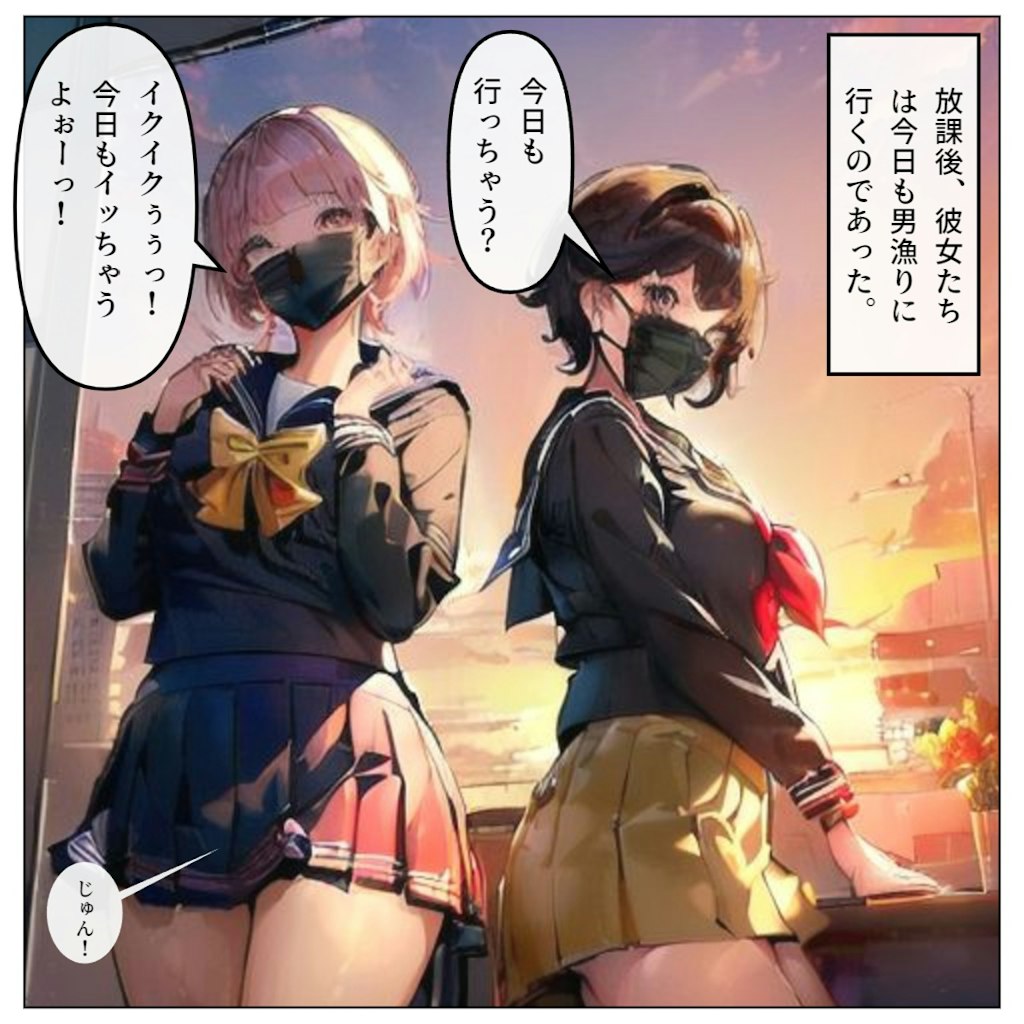 放課後女子ペライチまんが版