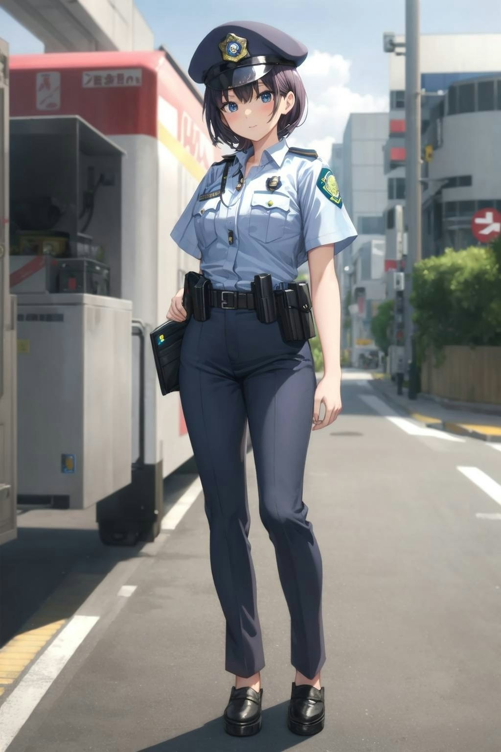 見知らぬ男性に心を盗まれた婦警