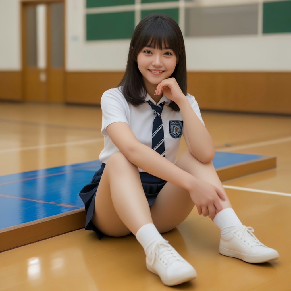 school uniform座