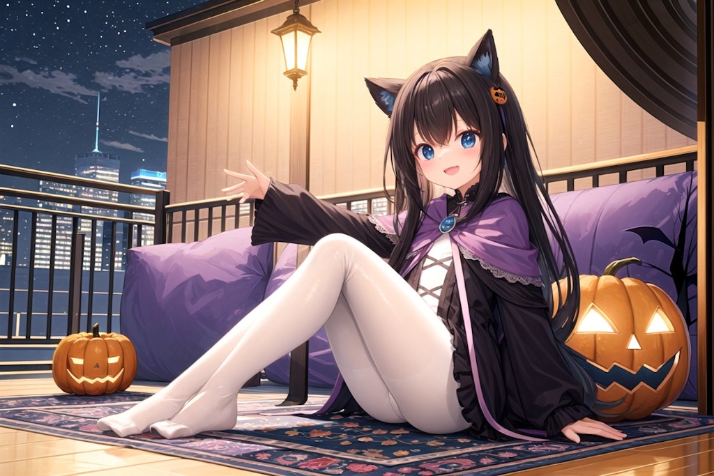 ハロウィンだにゃ♪