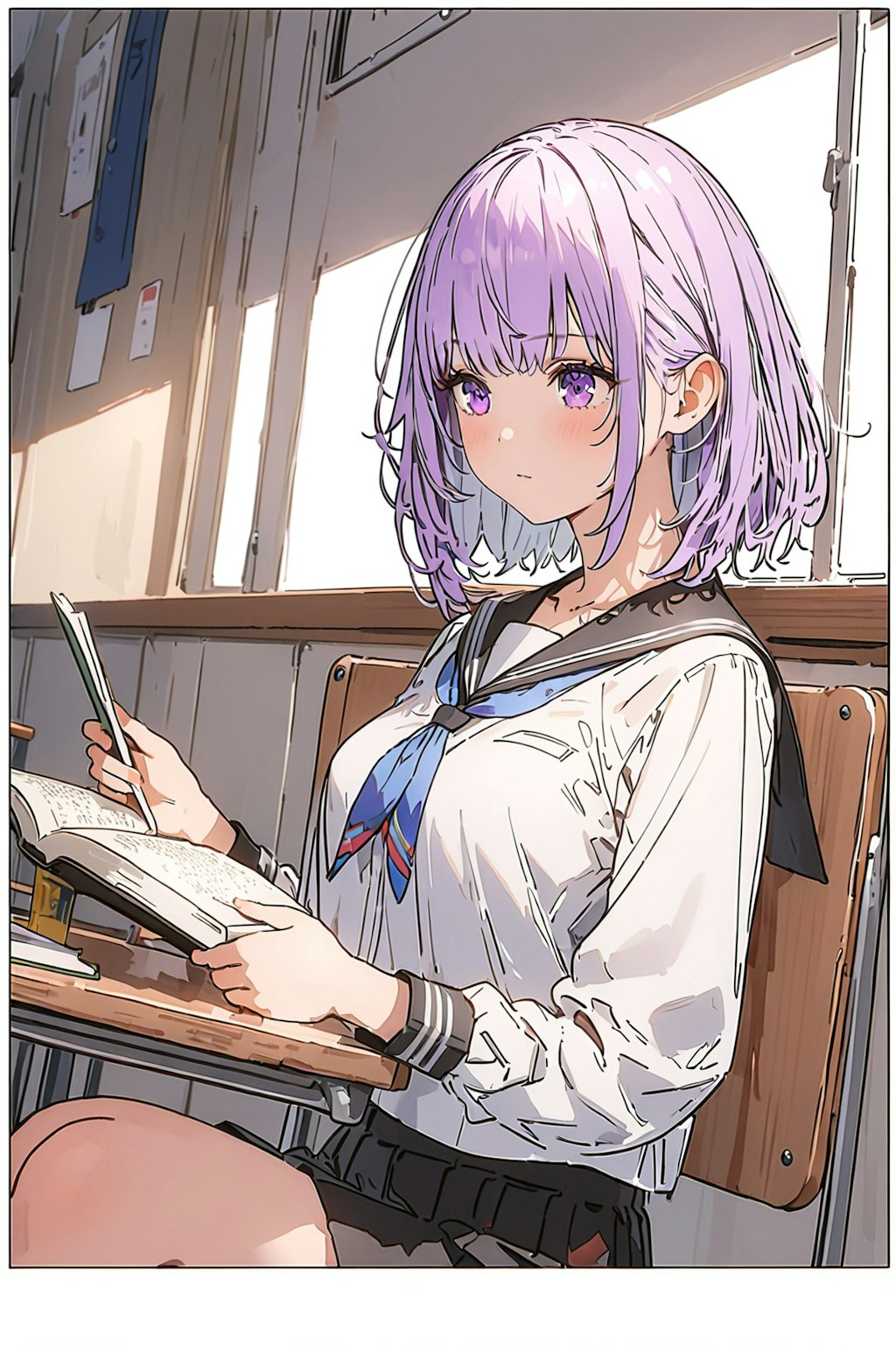 （６７４HQ）銀髪ちゃん読書