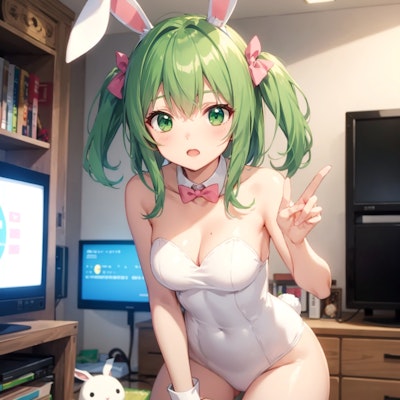 緑髪Bunny1