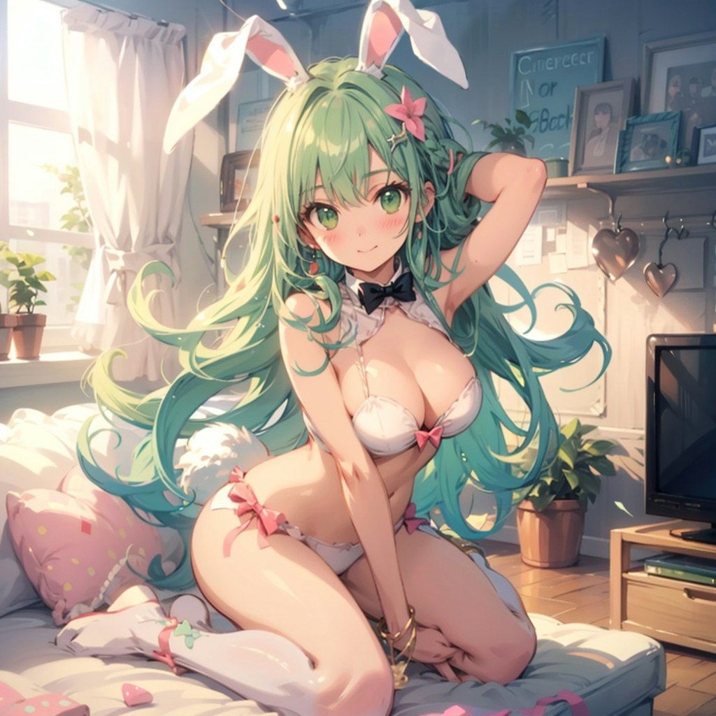 緑髪Bunny1